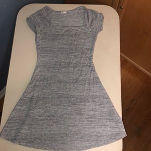 $8 dress from garage. It’s grey and size small